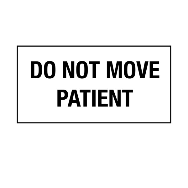 Nevs Printed Chart Tape - Do Not Move Patient NT-27 - main